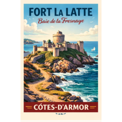 Côtes-d’Armor – Fort La Latte – Lot 50 cartes postales – ADV