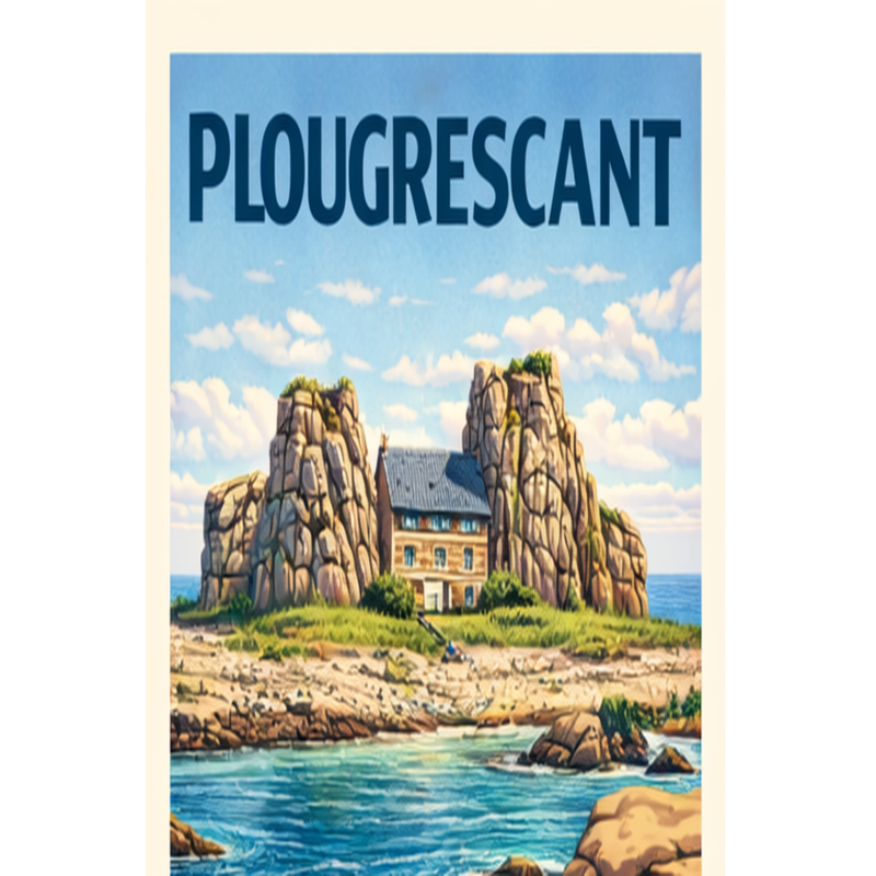Côtes-d’Armor – Plougrescant – Lot 50 cartes postales – ADV