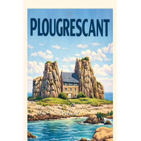 Côtes-d’Armor – Plougrescant – Lot 50 cartes postales – ADV