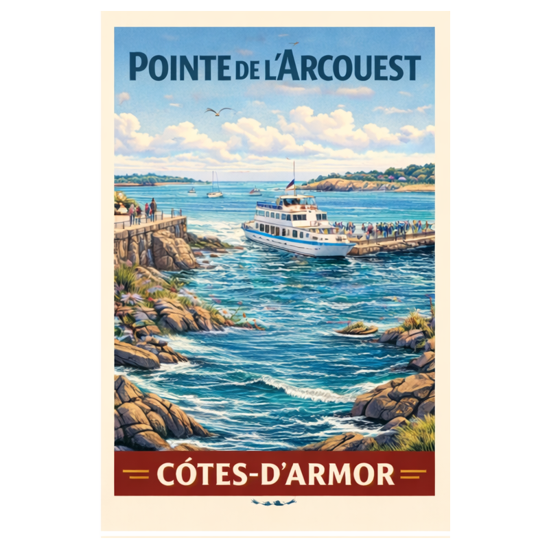 Côtes-d’Armor – Pointe de l Arcouest – Lot 50 cartes postales – ADV