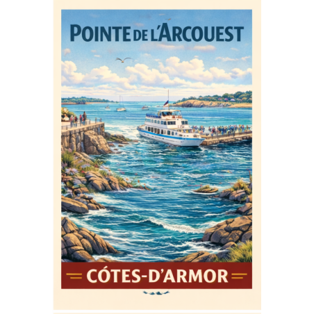 Côtes-d’Armor – Pointe de l Arcouest – Lot 50 cartes postales – ADV