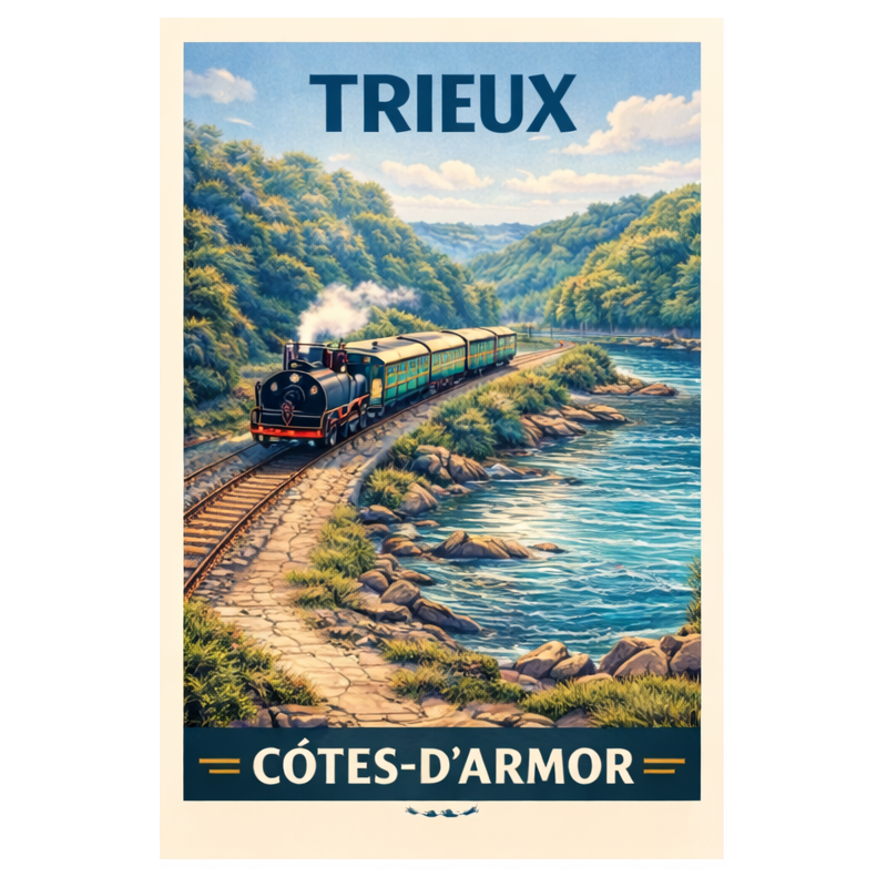 Côtes-d’Armor – Trieux – Lot 50 cartes postales – ADV