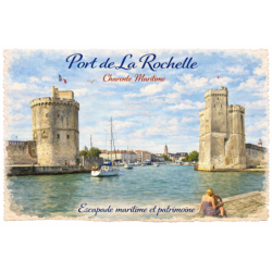Charente-Maritime – Port de La Rochelle – Lot 50 cartes postales – AQUA