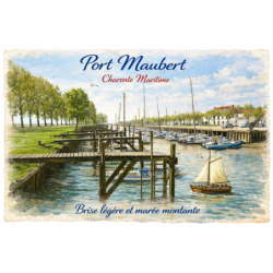 Charente-Maritime – Port Maubert (Marée) – Lot 50 cartes postales – AQUA