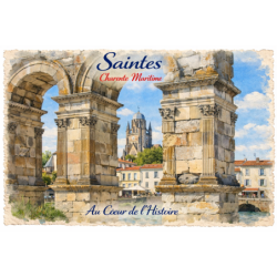 Charente-Maritime – Saintes (Arc Germain) – Lot 50 cartes postales – AQUA