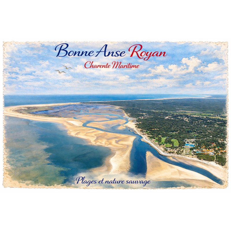 Charente-Maritime – Bonne Anse (Royan) – Lot 50 cartes postales – AQUA