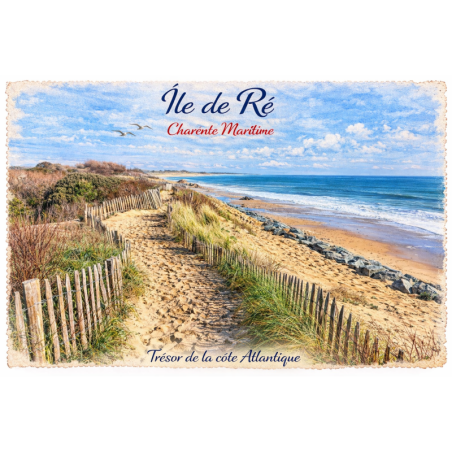Charente-Maritime – Île de Ré (Dunes) – Lot 50 cartes postales – AQUA