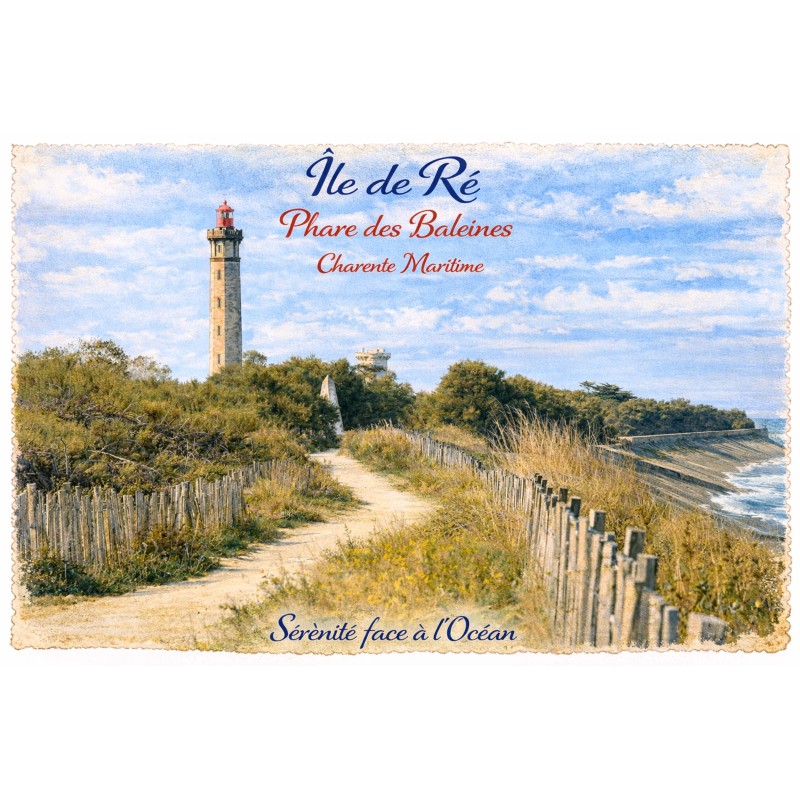 Charente-Maritime – Phare des Baleines (Chemin) – Lot 50 cartes postales – AQUA