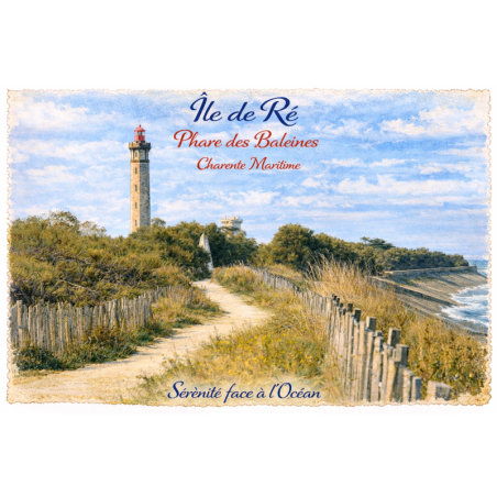 Charente-Maritime – Phare des Baleines (Chemin) – Lot 50 cartes postales – AQUA