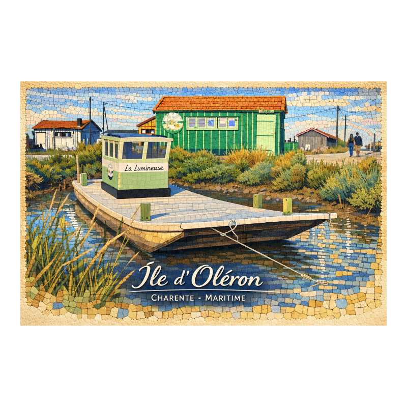 Charente-Maritime – Île d’Oléron – Port – Lot 50 cartes postales – MZK