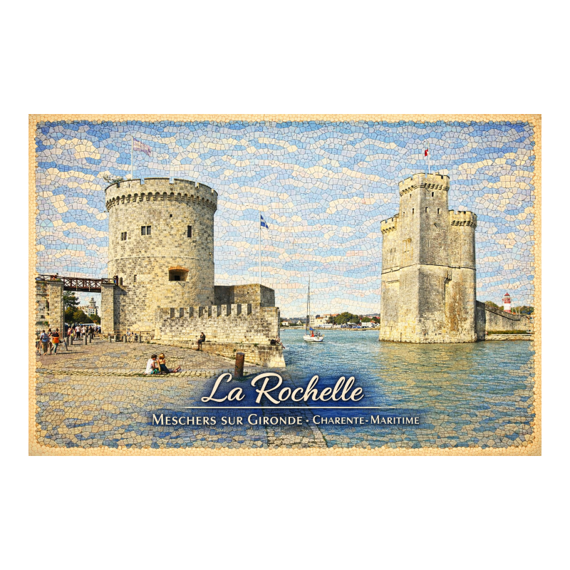 Charente-Maritime – La Rochelle – Vieux Port – Lot 50 cartes postales – MZK
