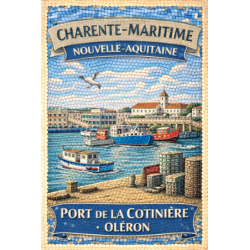 Charente-Maritime – Port La Cotiniere Oleron – Lot 50 cartes postales – MZK
