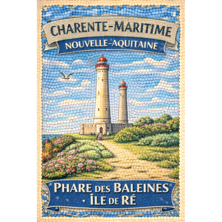 Charente-Maritime – Phare Des Baleines Ile De Re – Lot 50 cartes postales – MZK