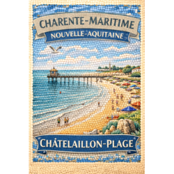 Charente-Maritime – Chatelaillon Plage – Lot 50 cartes postales – MZK