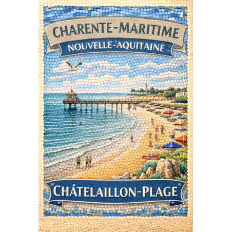 Charente-Maritime – Chatelaillon Plage – Lot 50 cartes postales – MZK