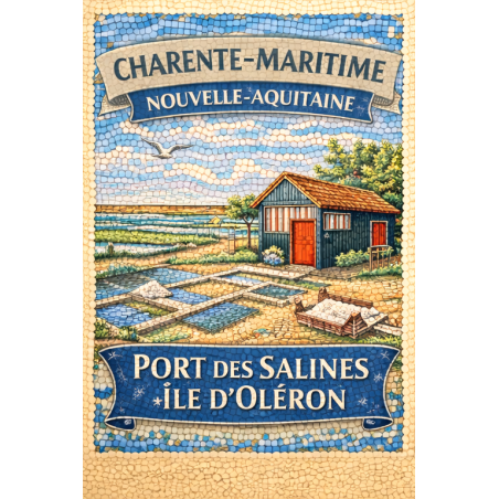 Charente-Maritime – Port Des Salines Oleron – Lot 50 cartes postales – MZK