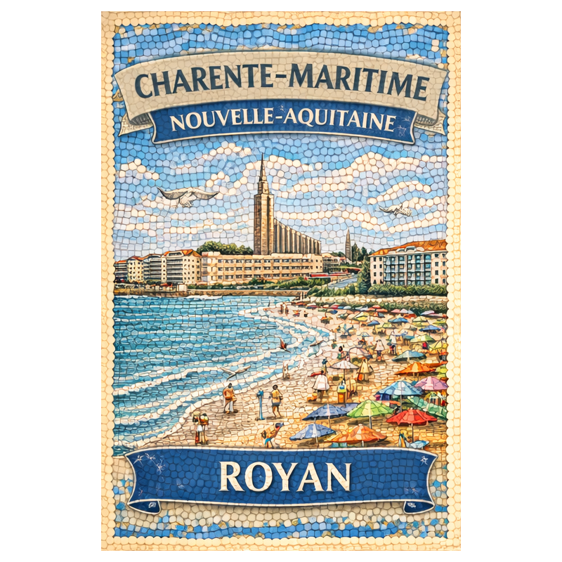 Charente-Maritime – Royan – Lot 50 cartes postales – MZK