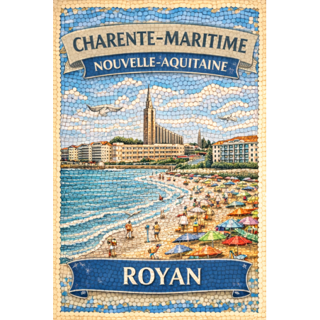 Charente-Maritime – Royan – Lot 50 cartes postales – MZK