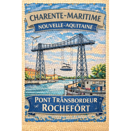 Charente-Maritime – Pont Transbordeur Rochefort – Lot 50 cartes postales – MZK