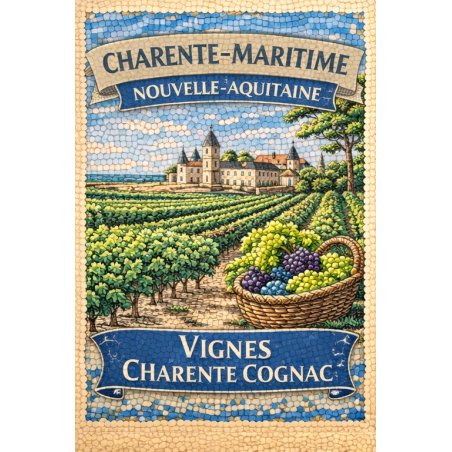 Charente-Maritime – Vignes Cognac – Lot 50 cartes postales – MZK