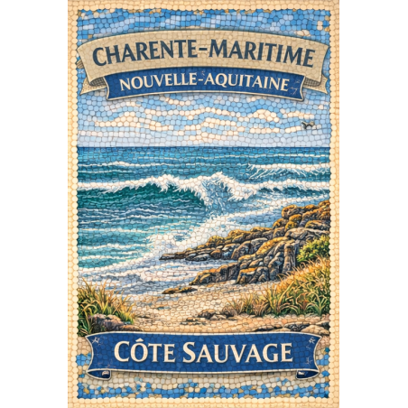 Charente-Maritime – Cote Sauvage – Lot 50 cartes postales – MZK