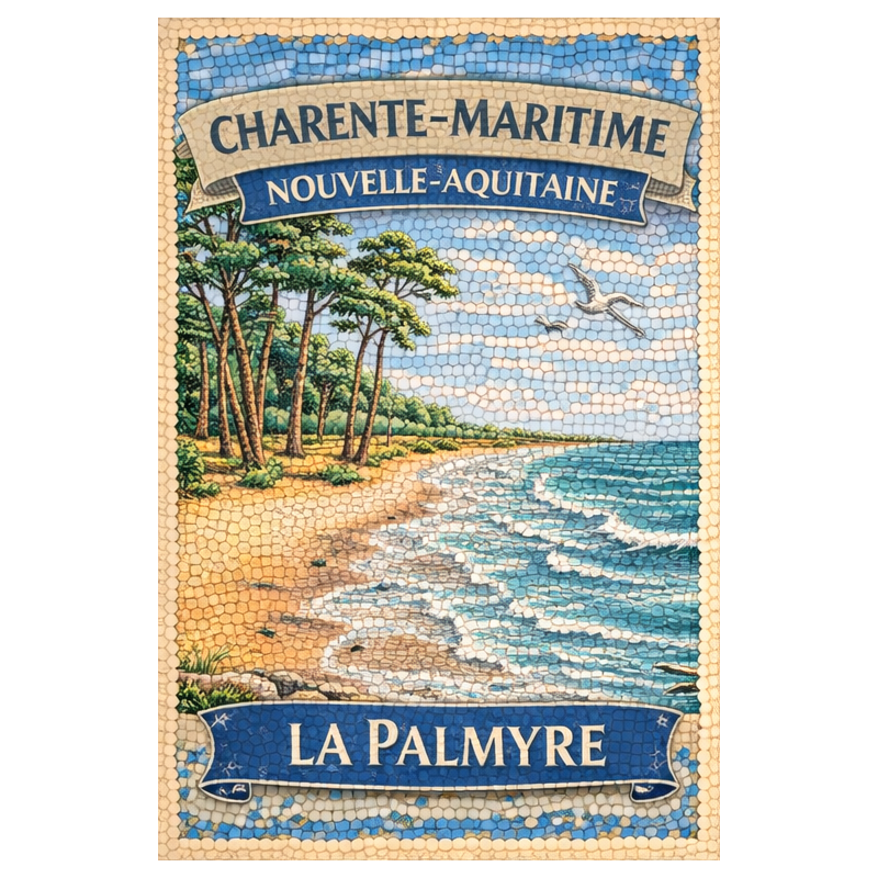 Charente-Maritime – La Palmyre – Lot 50 cartes postales – MZK