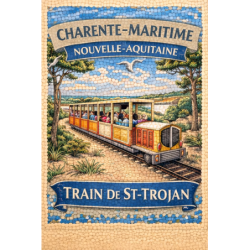 Charente-Maritime – Train De St Trojan – Lot 50 cartes postales – MZK