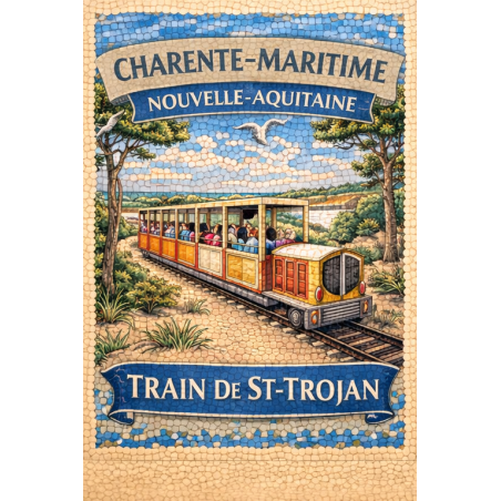 Charente-Maritime – Train De St Trojan – Lot 50 cartes postales – MZK