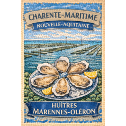 Charente-Maritime – Huitres Marennes Oleron – Lot 50 cartes postales – MZK
