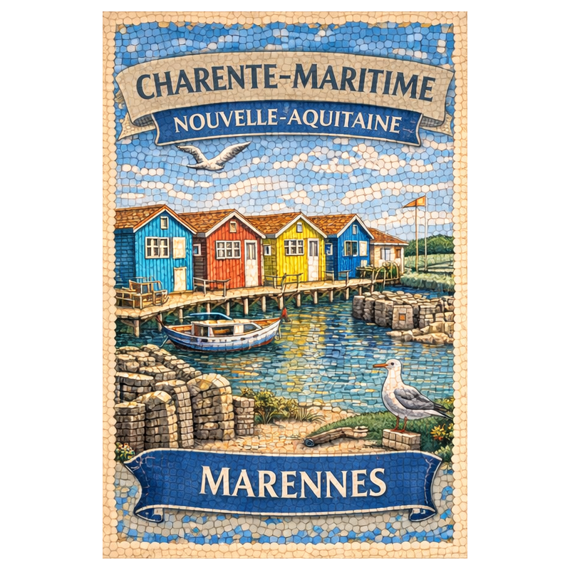 Charente-Maritime – Marennes – Lot 50 cartes postales – MZK