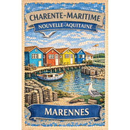 Charente-Maritime – Marennes – Lot 50 cartes postales – MZK