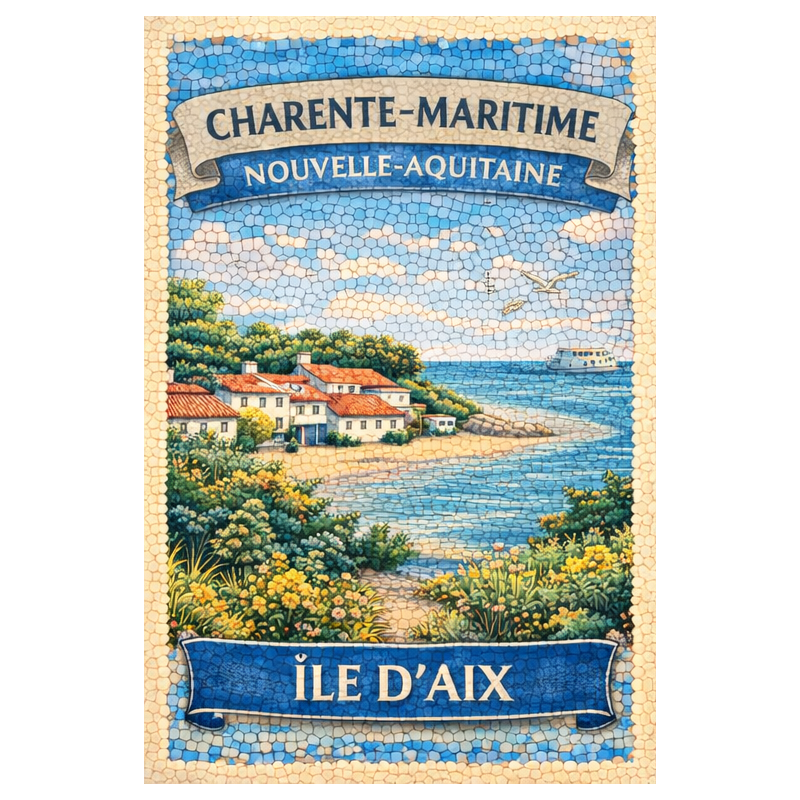 Charente-Maritime – Ile D Aix – Lot 50 cartes postales – MZK