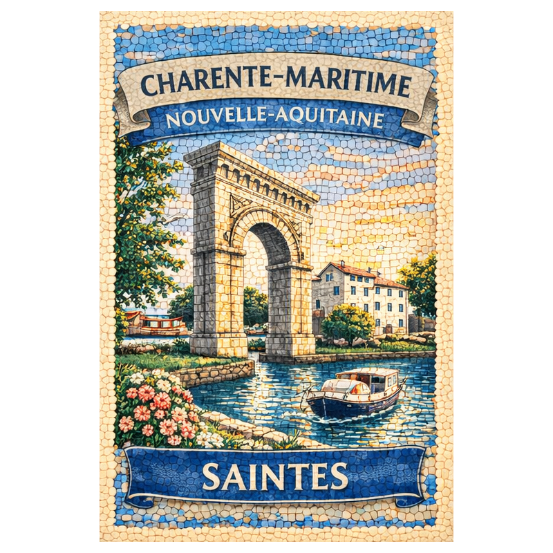 Charente-Maritime – Saintes – Lot 50 cartes postales – MZK