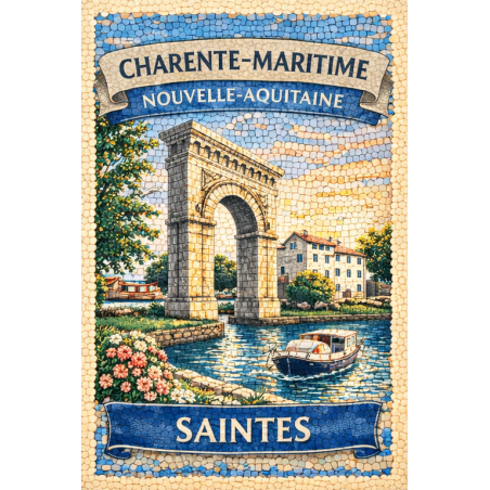 Charente-Maritime – Saintes – Lot 50 cartes postales – MZK