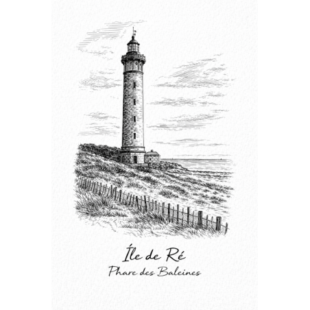 Île de Ré (Phare des Baleines) – Lot 50 cartes postales – GRAV