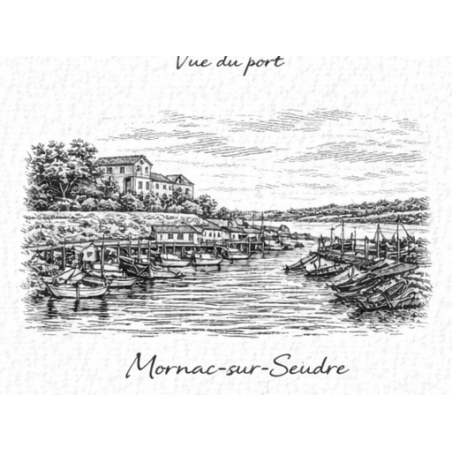 Charente-Maritime – Mornac Port – Lot 50 cartes postales – GRAV