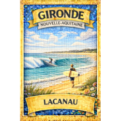 Lacanau – Lot 50 cartes postales – MZK