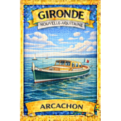 Pinasse Bassin 01 – Lot 50 cartes postales – MZK