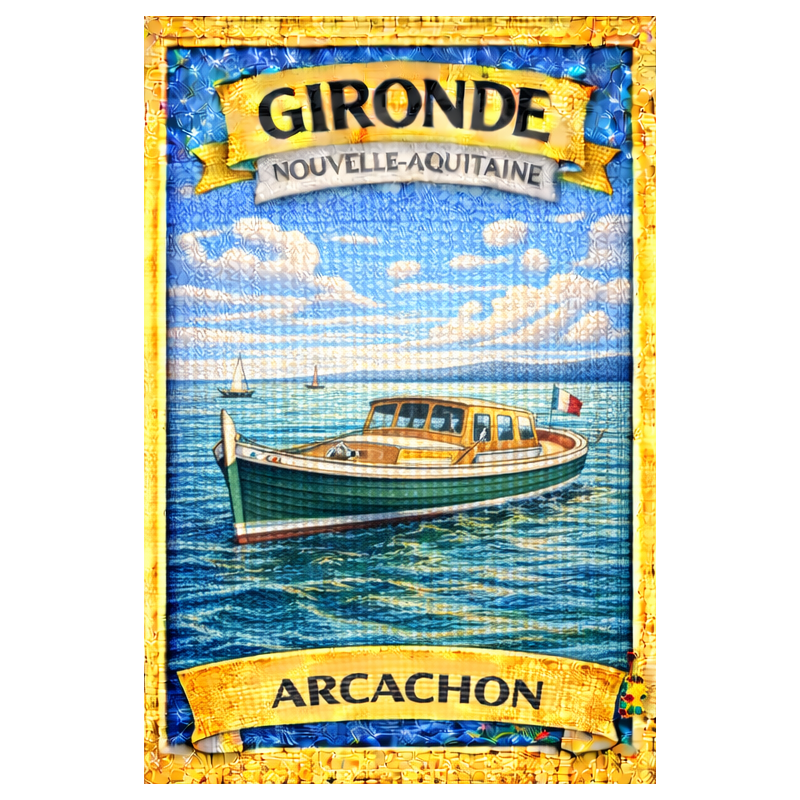 Pinasse Bassin 01 – Lot 50 cartes postales – MZK