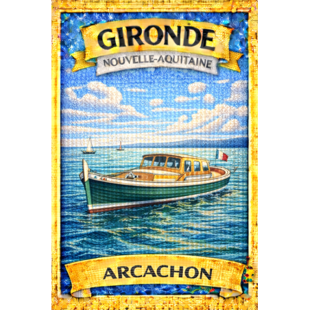 Pinasse Bassin 01 – Lot 50 cartes postales – MZK