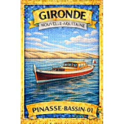 Pinasse Bassin 02 – Lot 50 cartes postales – MZK