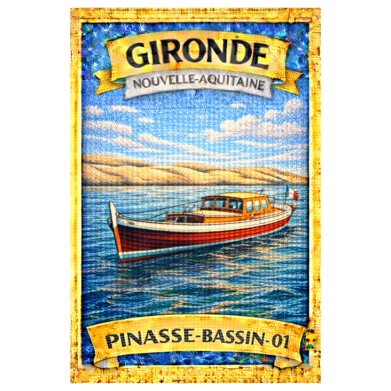 Pinasse Bassin 02 – Lot 50 cartes postales – MZK