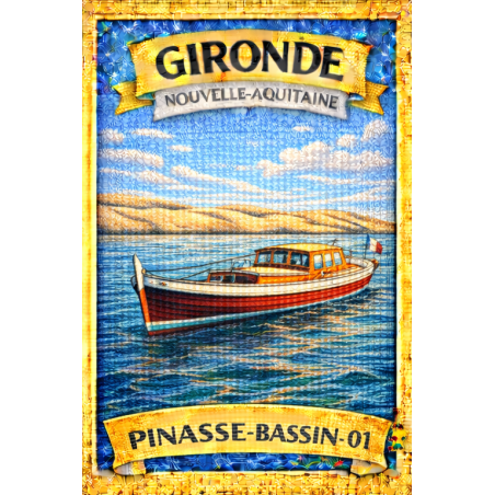 Pinasse Bassin 02 – Lot 50 cartes postales – MZK
