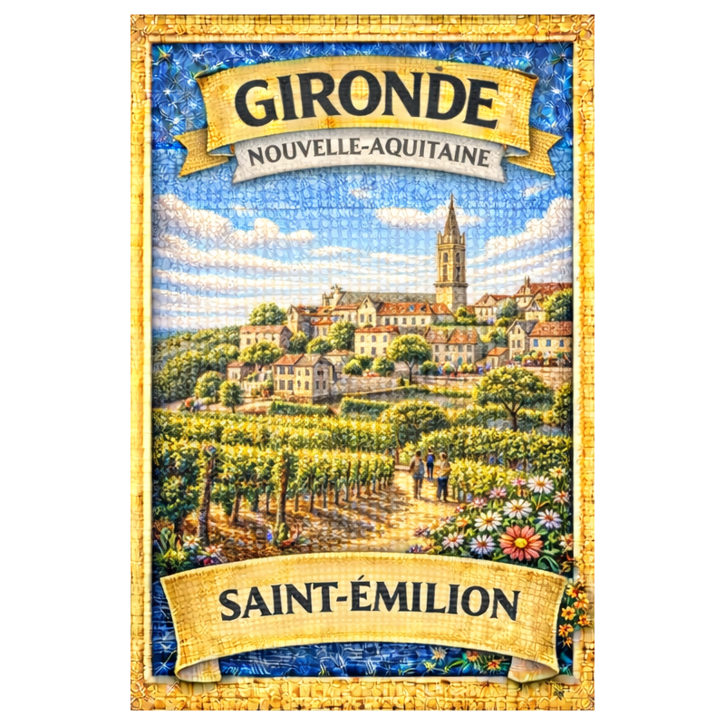 Saint-Émilion – Lot 50 cartes postales – MZK