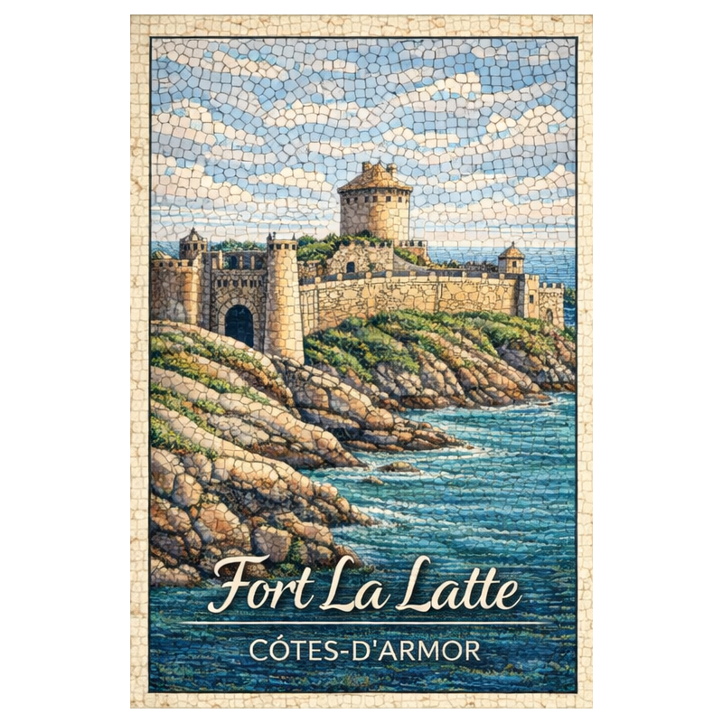 Côtes-d’Armor – Fort La Latte – Lot 50 cartes postales – MZK