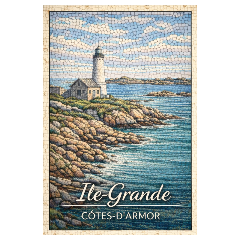 Côtes-d’Armor – Ile Grande – Lot 50 cartes postales – MZK