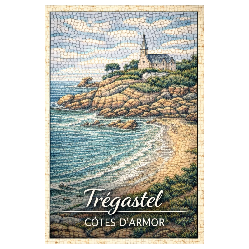 Côtes-d’Armor – Trégastel – Lot 50 cartes postales – MZK
