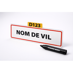 Panneau commune à personnaliser 1 ligne