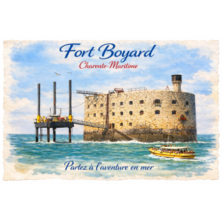 Fort Boyard – AQUA – Cartes Postales (x25)