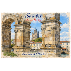 Saintes – AQUA – Cartes Postales (x25)